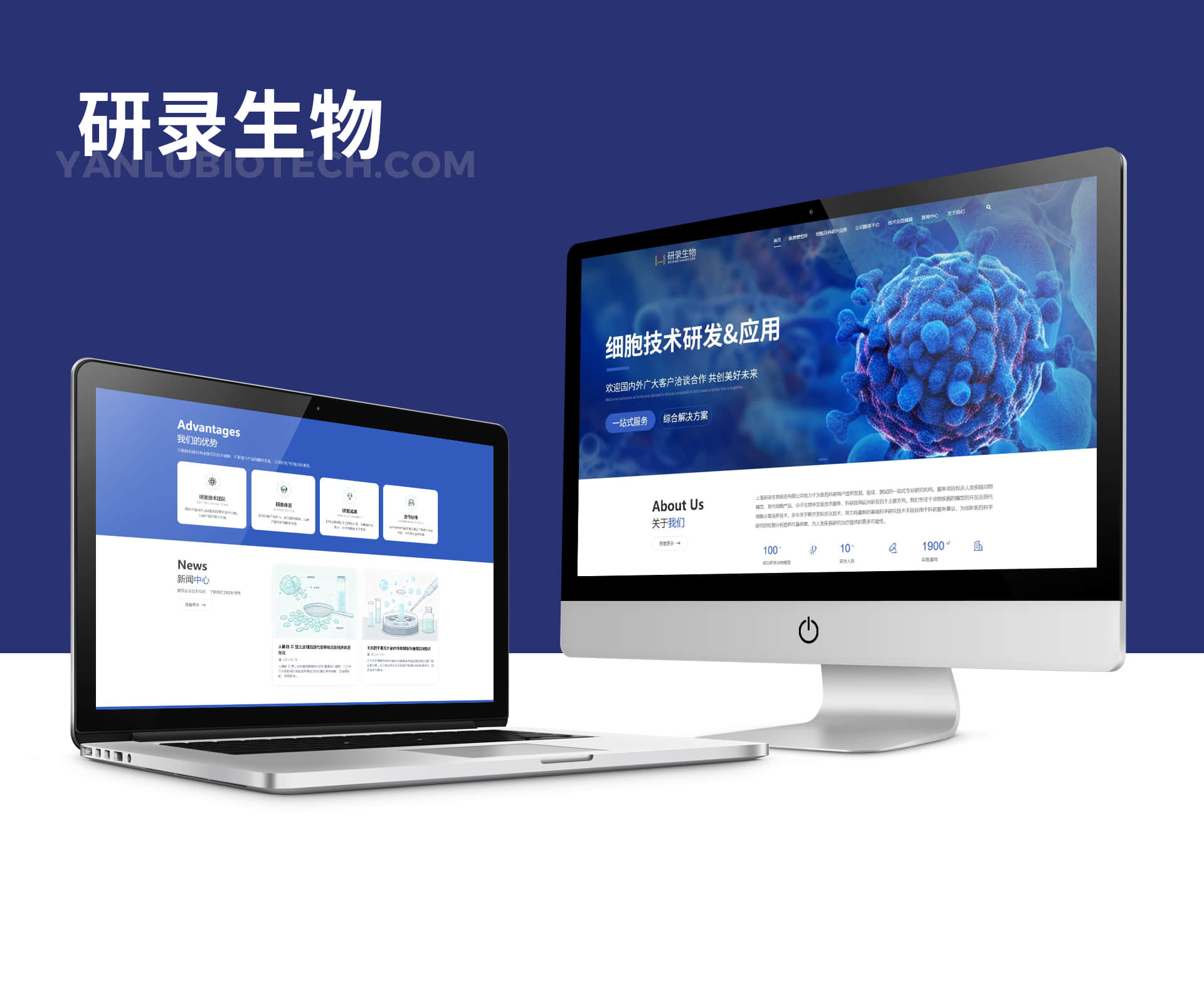 研录生物网站案例展示
